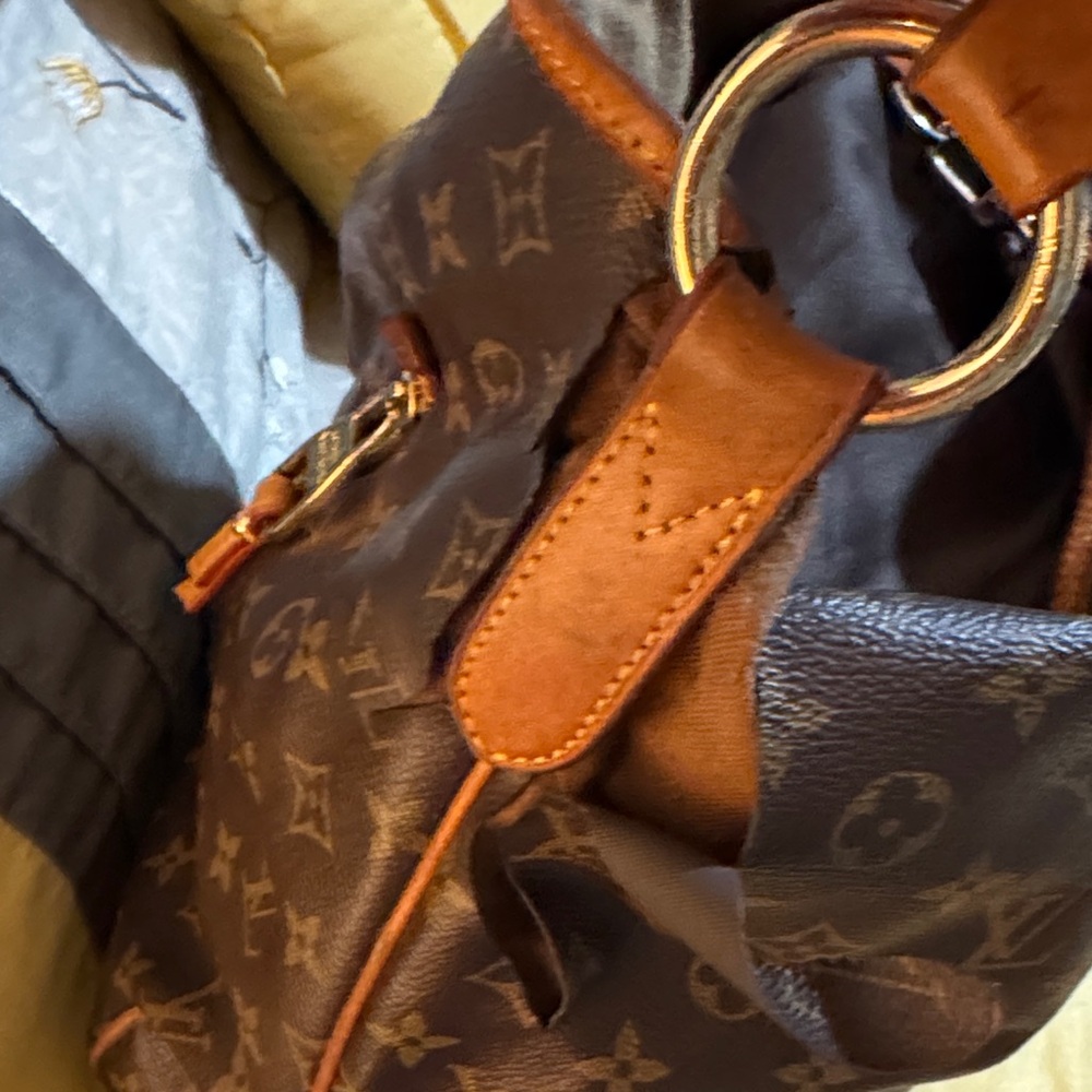 Louis Vuitton Monogram Shoulder Bag in Brown and Tan - Picture 4 of 9